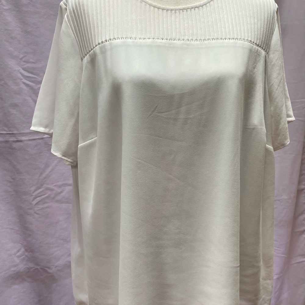 Cream S/S blouse